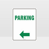 Custom Yard Signs,Parking Left Arrow Sign